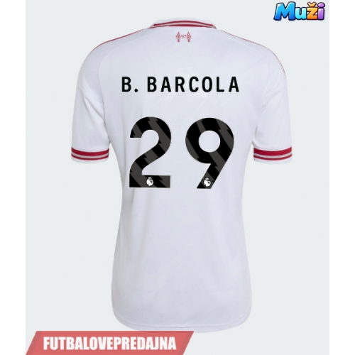 Lacne Muži Futbalové dres Liverpool Bradley Barcola #29 2026-27 Krátky Rukáv - Preč